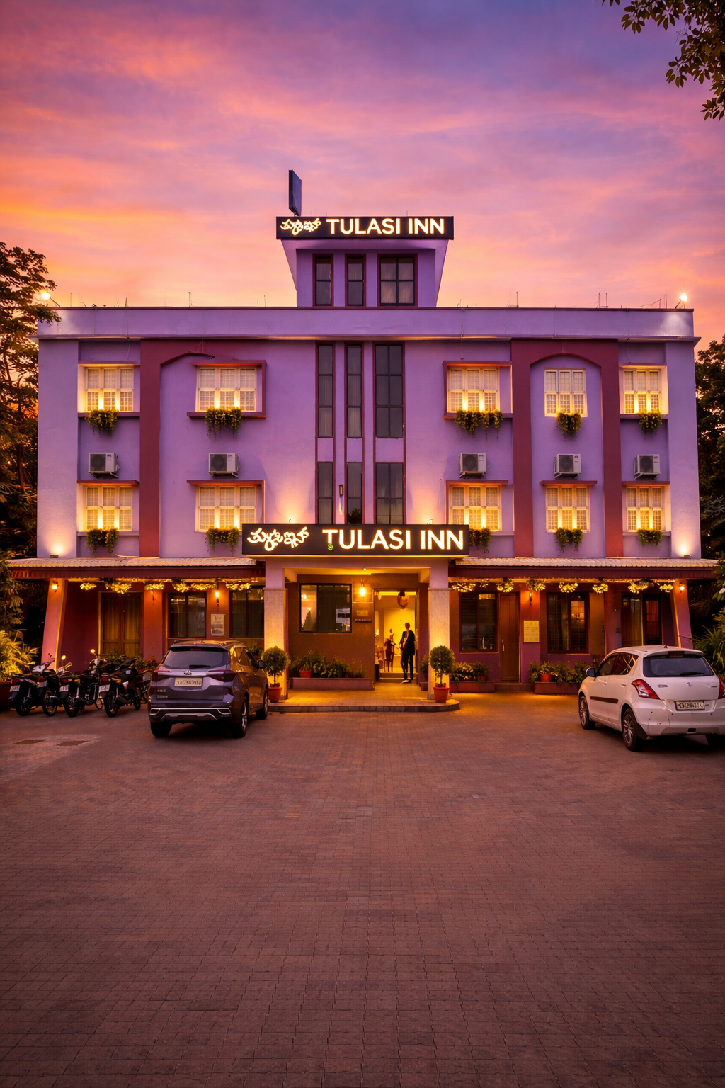 Tulasi Inn Entrance - Portrait